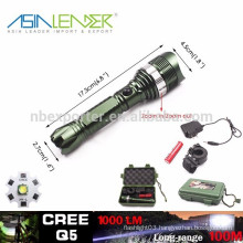 Q5 /5W-1200 Lumens, On time Delivery, BT-4768 High Power Tactical Flashlight